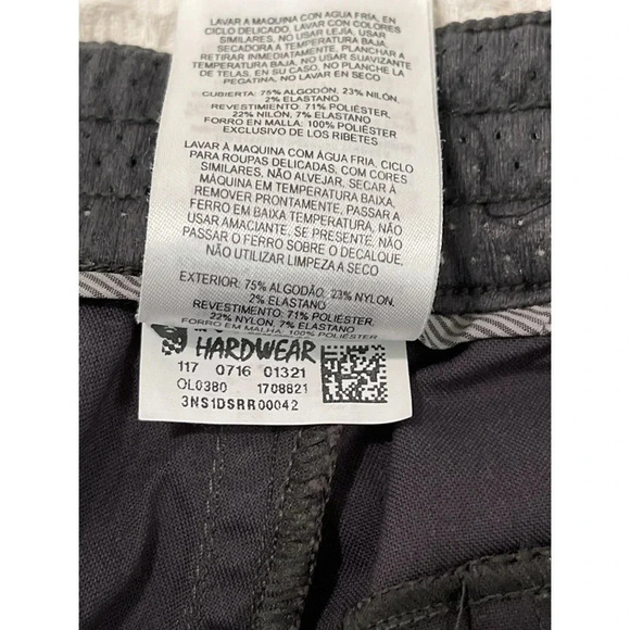 Mountain Hardwear AP Scrambler Shorts Women's Size 10 Gray Performance Stretch - Picture 8 of 8